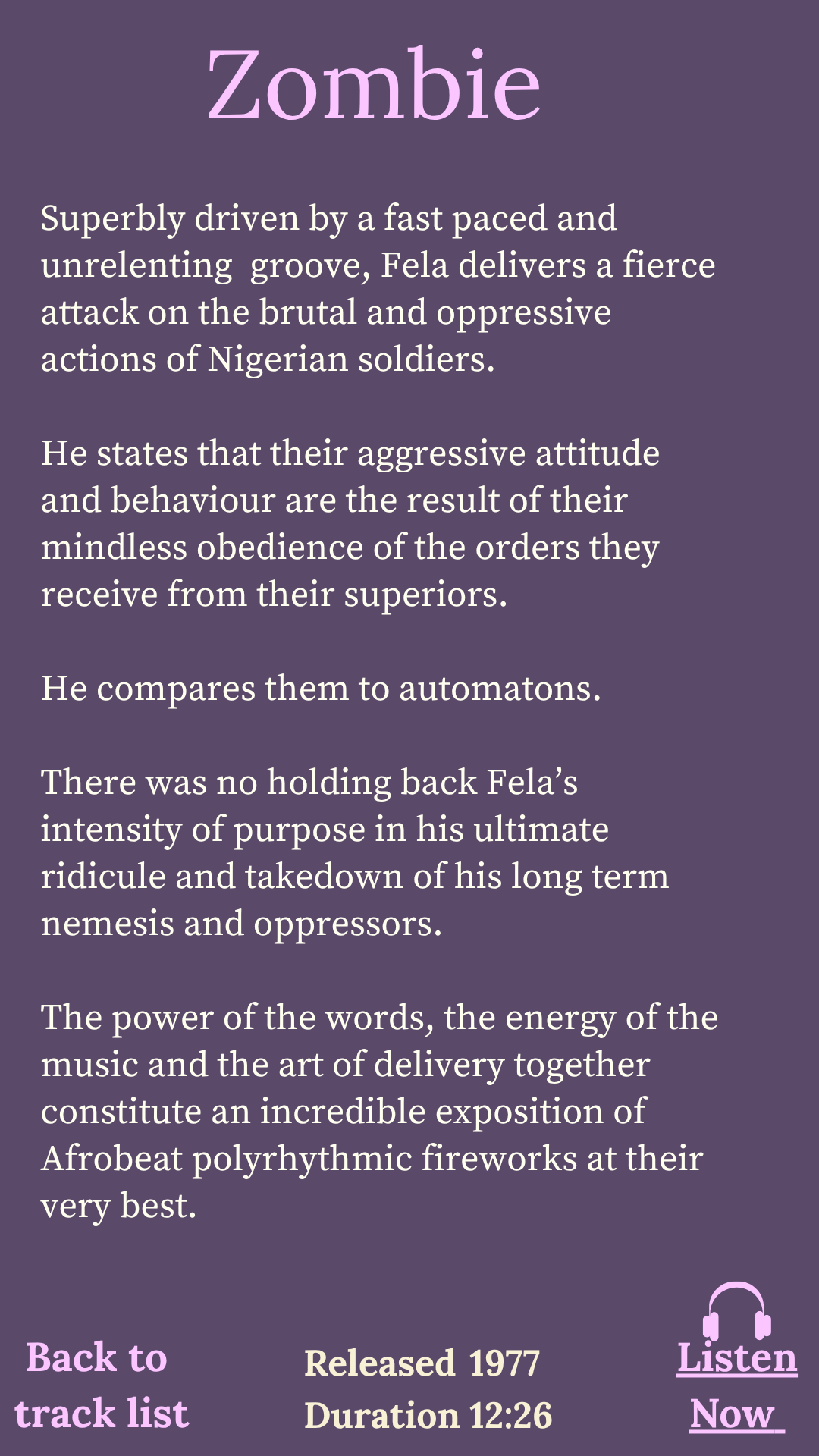 FELA KUTI - 100 SONGS 100 MESSAGES - English Ebook