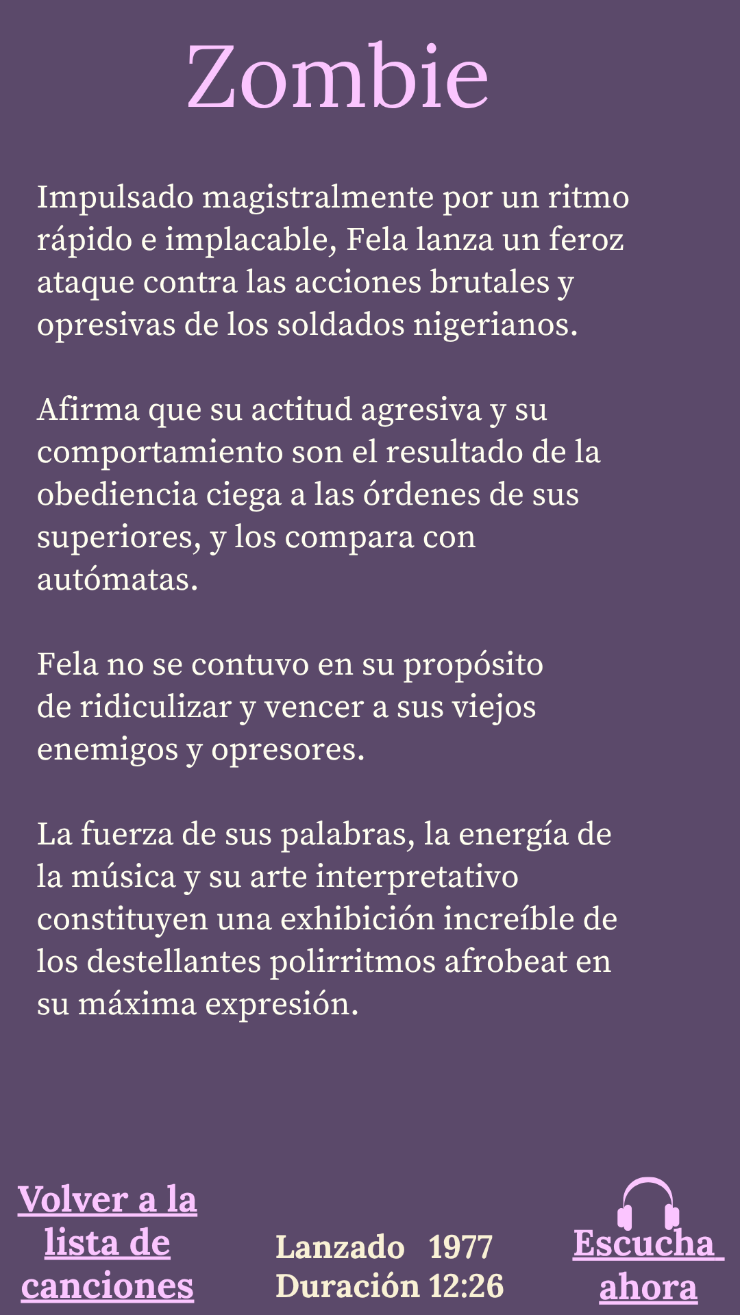 FELA KUTI: 100 CANCIONES, 100 MENSAJES — Edición eBook